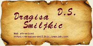 Dragiša Smiljkić vizit kartica